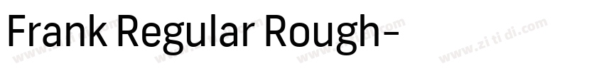 Frank Regular Rough字体转换